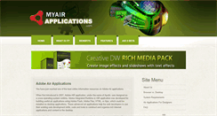 Desktop Screenshot of myairapplications.com